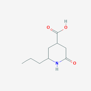 2-Oxo-6-propylpiperidine-4-carboxylic acid