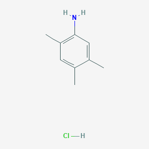 molecular formula C9H14ClN B1235971 2,4,5-Trimethylaniline hydrochloride CAS No. 21436-97-5