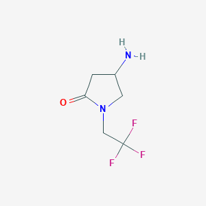 4-Amino-1-(2,2,2-trifluoroethyl)pyrrolidin-2-one