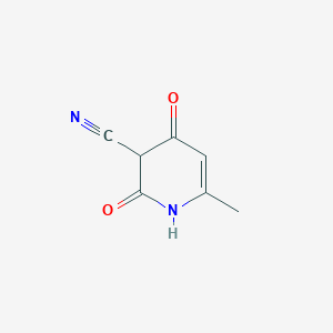 6-methyl-2,4-dioxo-1H-pyridine-3-carbonitrile