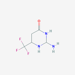 2-Amino-6-(trifluoromethyl)-1,3-diazinan-4-one