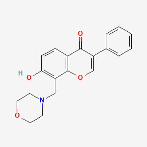 7-Hydroxy-8-(4-morpholinylmethyl)-3-phenyl-1-benzopyran-4-one