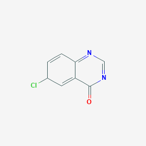 molecular formula C8H5ClN2O B12359769 6-Chloro-3-hydroquinazolin-4-one 