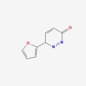 molecular formula C8H6N2O2 B12359877 3-(furan-2-yl)-3H-pyridazin-6-one 