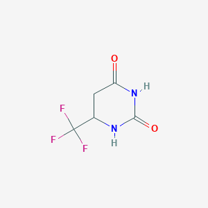 molecular formula C5H5F3N2O2 B12359904 6-(Trifluoromethyl)-1,3-diazinane-2,4-dione 