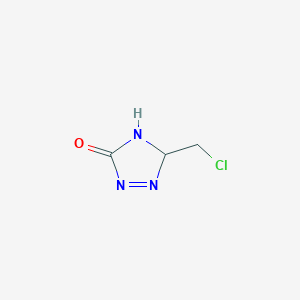 5-(Chloromethyl)-4,5-dihydro-1,2,4-triazol-3-one