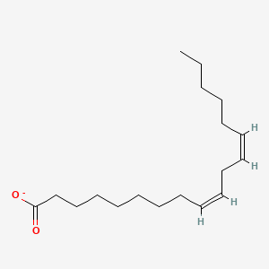 molecular formula C18H31O2- B1235992 亚油酸 CAS No. 1509-85-9