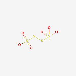 molecular formula O6S4-3 B1235993 Tetrathionate(.3-) 