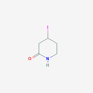 molecular formula C5H8INO B12359971 4-Iodopiperidin-2-one 