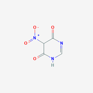 molecular formula C4H3N3O4 B12360009 5-Nitropyrimidine-4,6(1H,5H)-dione 