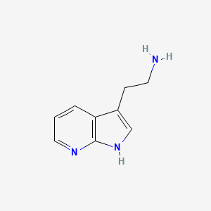molecular formula C9H11N3 B1236001 2-(1H-吡咯并[2,3-b]吡啶-3-基)乙胺 CAS No. 4649-12-1