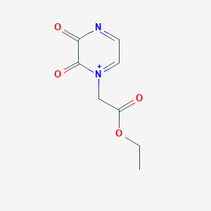 Ethyl 2-(2,3-dioxopyrazin-1-ium-1-yl)acetate