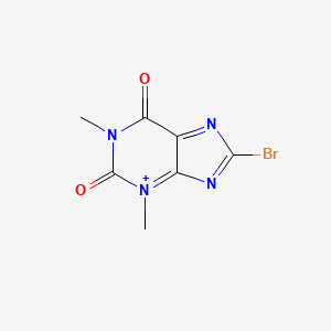 molecular formula C7H6BrN4O2+ B12360039 8-Bromo-1,3-dimethylpurin-3-ium-2,6-dione 