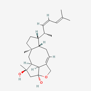 molecular formula C25H38O3 B12360047 Ophiobolin H CAS No. 90108-64-8