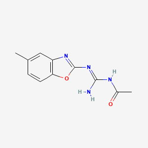 N-Acetyl-N'-(5-methyl-benzooxazol-2-yl)-guanidine