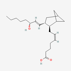 molecular formula C22H36O3 B1236012 thromboxane A2, carbocyclic 