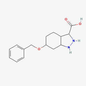 6-phenylmethoxy-2,3,3a,4,5,6,7,7a-octahydro-1H-indazole-3-carboxylic acid