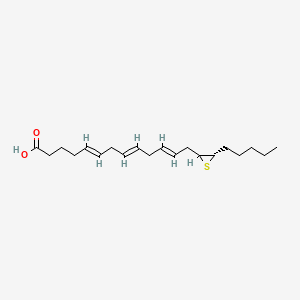 molecular formula C20H32O2S B1236014 14,15-Episulfide eicosatrienoic acid CAS No. 98893-66-4
