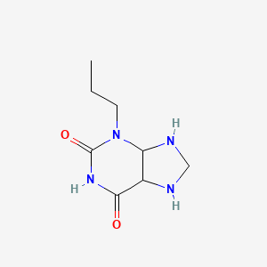 molecular formula C8H14N4O2 B12360170 3-propyl-5,7,8,9-tetrahydro-4H-purine-2,6-dione 