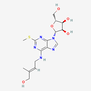 molecular formula C16H23N5O5S B1236019 2-Methylthioribosylzeatin CAS No. 26190-61-4
