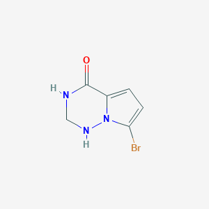 7-bromo-2,3-dihydro-1H-pyrrolo[2,1-f][1,2,4]triazin-4-one