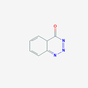 molecular formula C7H5N3O B12360241 4aH-1,2,3-benzotriazin-4-one 