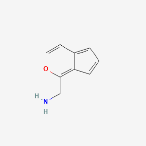 molecular formula C9H9NO B12360249 5-Benzofuranmethanamine 