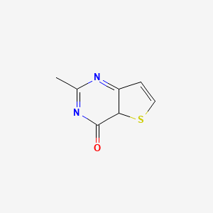 molecular formula C7H6N2OS B12360279 2-methyl-4aH-thieno[3,2-d]pyrimidin-4-one 