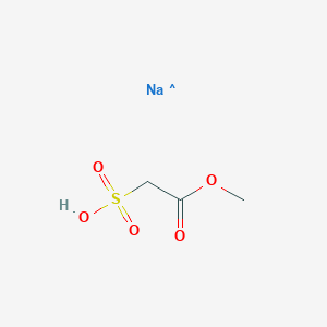 molecular formula C3H6NaO5S B12360327 Acetic acid, sulfo-, 1-methyl ester, sodium salt 