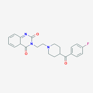 3-[2-[4-(4-fluorobenzoyl)piperidin-1-yl]ethyl]-4aH-quinazoline-2,4-dione