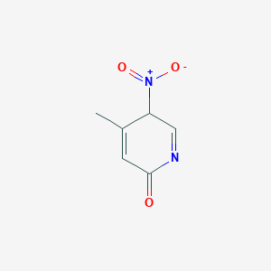 molecular formula C6H6N2O3 B12360360 4-methyl-3-nitro-3H-pyridin-6-one 