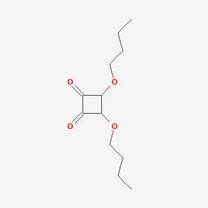 molecular formula C12H20O4 B12360371 3,4-Dibutoxycyclobutane-1,2-dione 