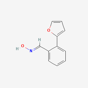 molecular formula C11H9NO2 B12360398 Methanone, 2-furanylphenyl-, oxime, (1E)- 