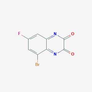 5-Bromo-7-fluoroquinoxaline-2,3-dione