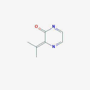 molecular formula C7H8N2O B12360411 3-Propan-2-ylidenepyrazin-2-one 