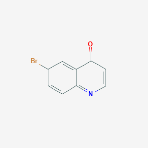 molecular formula C9H6BrNO B12360432 6-bromo-6H-quinolin-4-one 