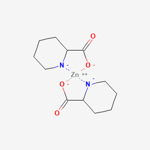 molecular formula C12H18N2O4Zn-2 B12360434 zinc;piperidin-1-ide-2-carboxylate 