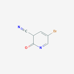 molecular formula C6H3BrN2O B12360482 5-Bromo-2-oxo-2,3-dihydropyridine-3-carbonitrile 