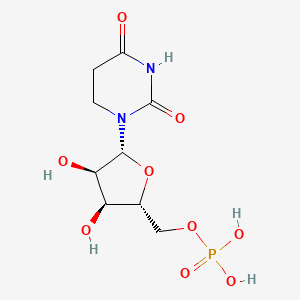 molecular formula C9H15N2O9P B12360506 5,6-Dihydrouridine 5'-monophosphate CAS No. 1036-48-2