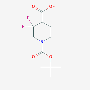 1,4-Piperidinedicarboxylic acid, 3,3-difluoro-, 1-(1,1-dimethylethyl) ester