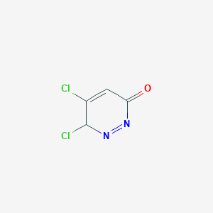 molecular formula C4H2Cl2N2O B12360579 3,4-dichloro-3H-pyridazin-6-one 