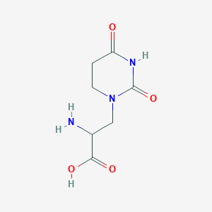 molecular formula C7H11N3O4 B12360589 (-)-Willardiine 