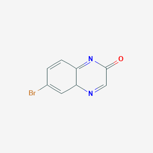 molecular formula C8H5BrN2O B12360629 6-bromo-4aH-quinoxalin-2-one 