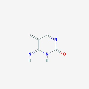 molecular formula C5H5N3O B12360655 6-Imino-5-methylidenepyrimidin-2-one 