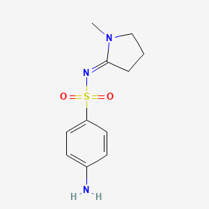 4-amino-N-[(2E)-1-methylpyrrolidin-2-ylidene]benzenesulfonamide