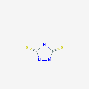 molecular formula C3H3N3S2 B12360682 4-Methyl-1,2,4-triazole-3,5-dithione 