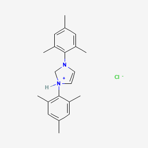 molecular formula C21H27ClN2 B12360760 1H-Imidazolium, 1,3-bis(2,4,6-trimethylphenyl)-, chloride 