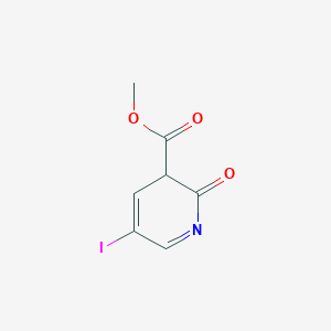 molecular formula C7H6INO3 B12360796 methyl 5-iodo-2-oxo-3H-pyridine-3-carboxylate 