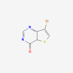 7-bromo-4aH-thieno[3,2-d]pyrimidin-4-one