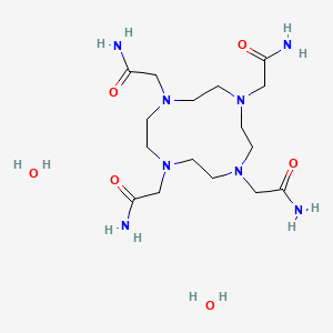 molecular formula C16H36N8O6 B12360861 DOTA-amide (dihydrate) 